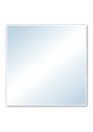 Verre plastique carré